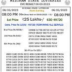 mizoram state lottery result